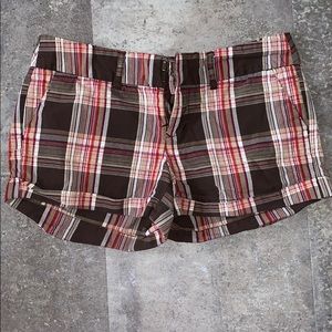 Maurice’s plaid shorts